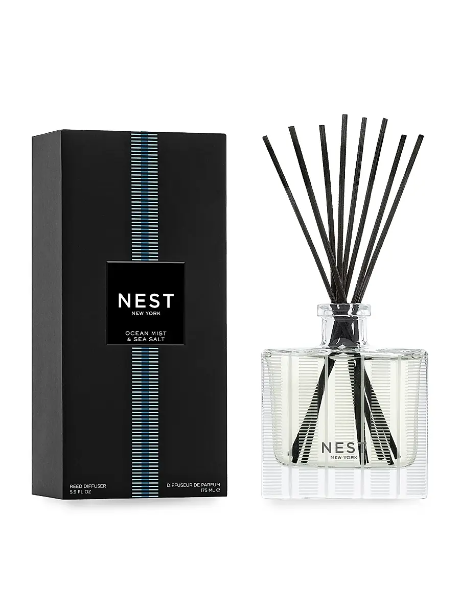 NEST New York Ocean Mist & Sea Salt Reed Diffuser | Image 1 NEST New York Ocean Mist & Sea Salt Reed Diffuser | Image 1