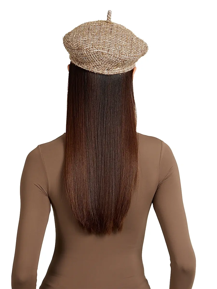Eugenia Kim Women's Carter Tweel Wool Beret | Thumbnail 4 Eugenia Kim Women's Carter Tweel Wool Beret | Thumbnail 4