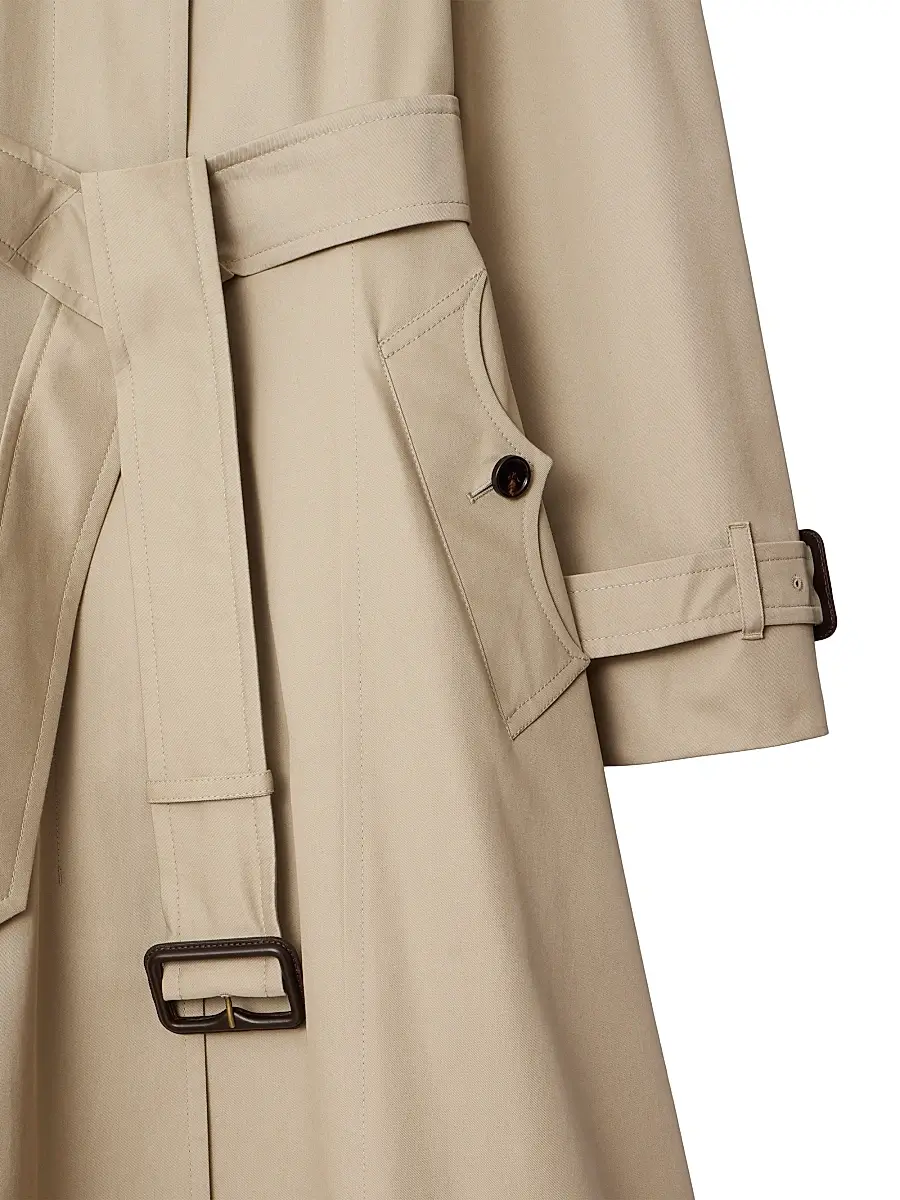 Burberry Women's Ellingham Gabardine Car Coat | Thumbnail 7 Burberry Women's Ellingham Gabardine Car Coat | Thumbnail 7