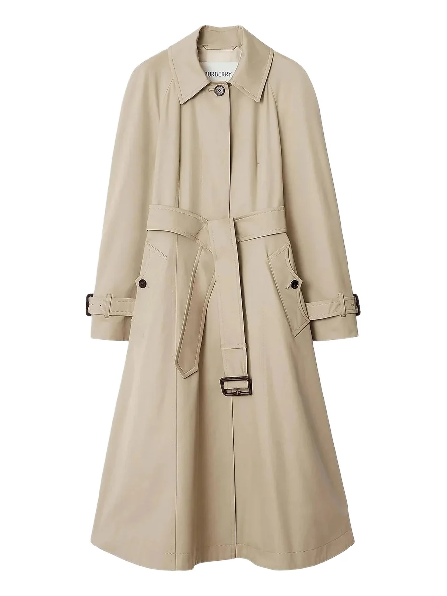Burberry Women's Ellingham Gabardine Car Coat