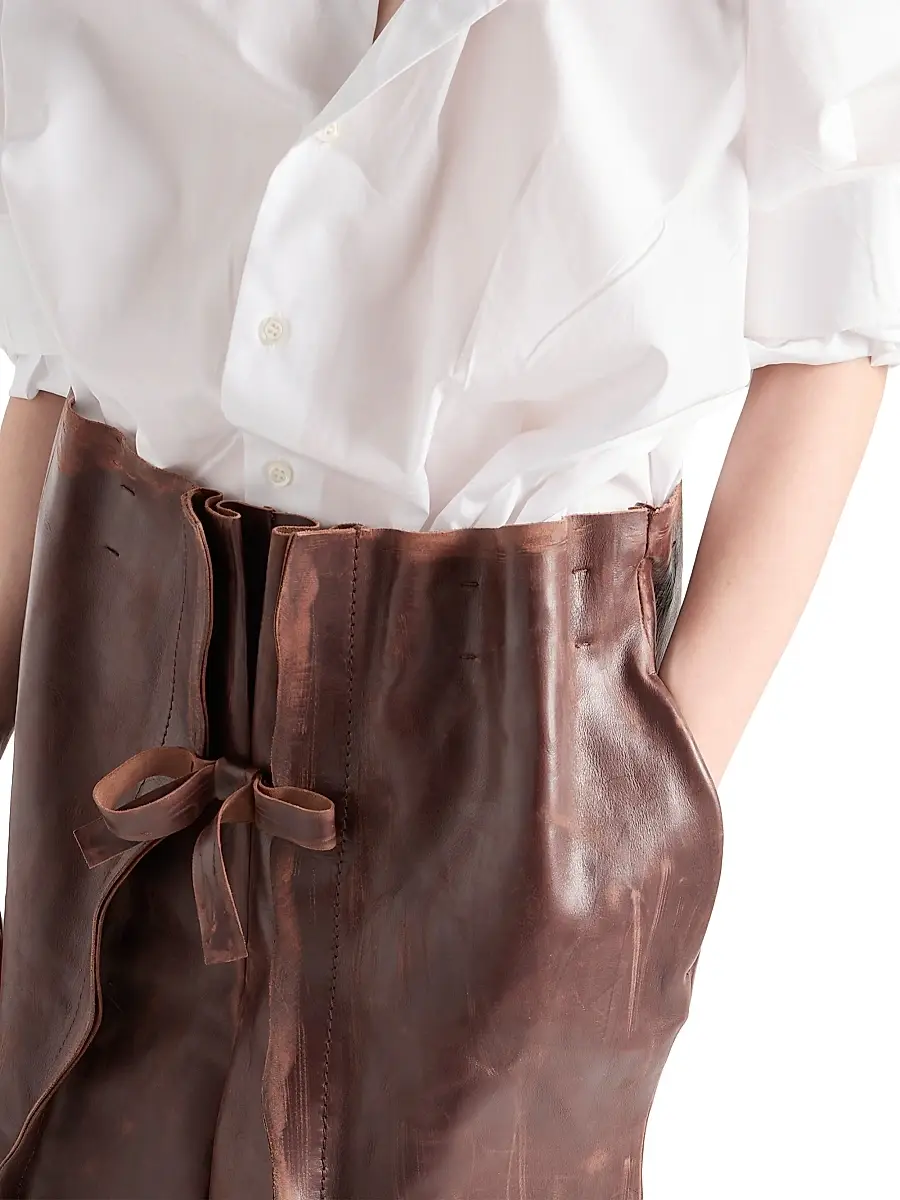 Prada Women's Poplin Shirt - White | Thumbnail 5
