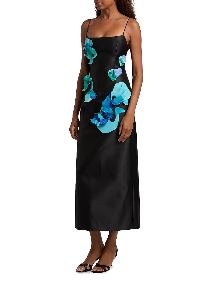 ACLER Women's Parrfold Peal Appliqué Midi-Dress | Thumbnail 4 ACLER Women's Parrfold Peal Appliqué Midi-Dress | Thumbnail 4