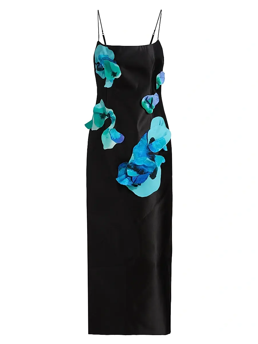 ACLER Women's Parrfold Peal Appliqué Midi-Dress