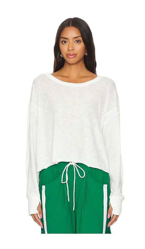 Free People x FP Movement My Time Layer Tee In White | Thumbnail 2 Free People x FP Movement My Time Layer Tee In White | Thumbnail 2