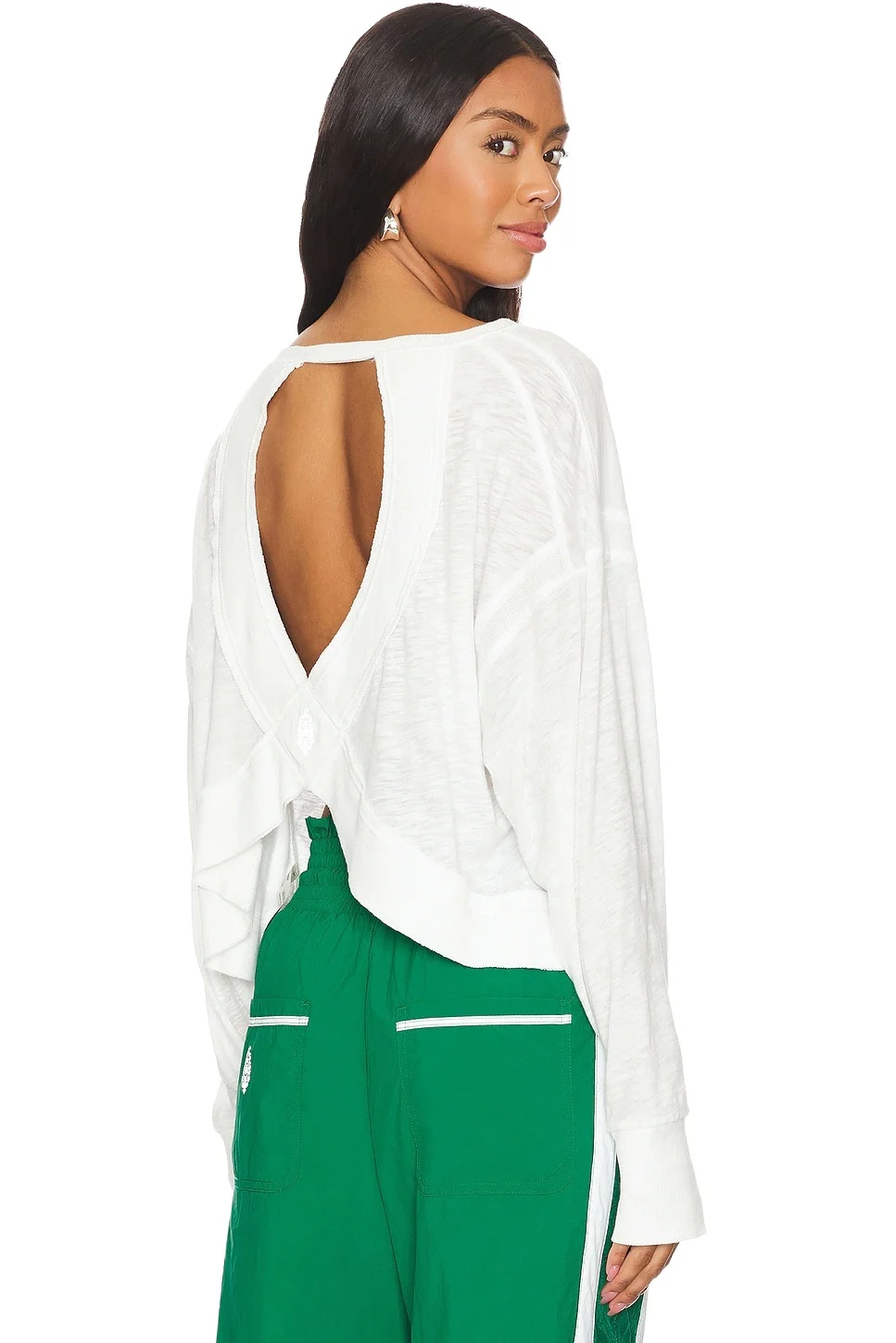 Free People x FP Movement My Time Layer Tee In White