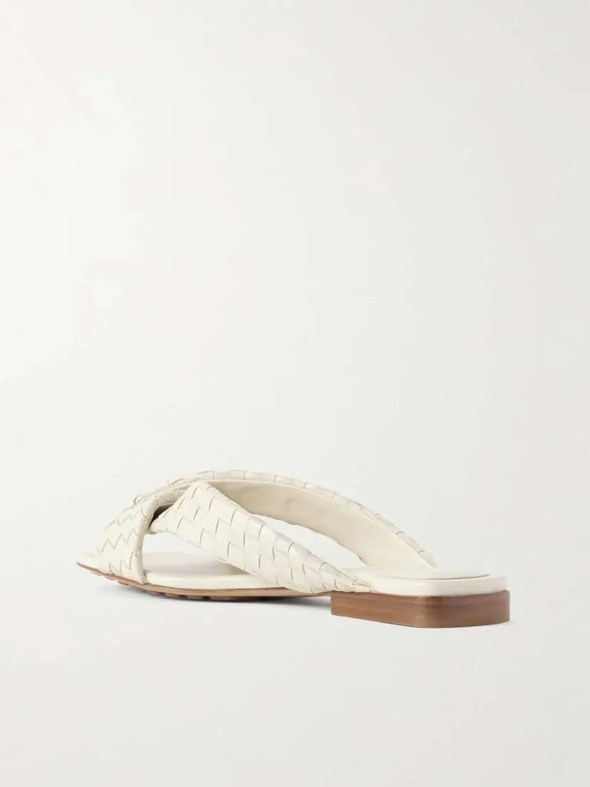 Bottega Veneta Riva Intrecciato Leather Sandals | Thumbnail 3 Bottega Veneta Riva Intrecciato Leather Sandals | Thumbnail 3