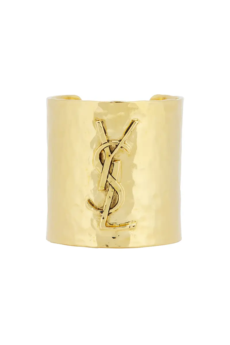 Saint Laurent Hammered Cuff | Thumbnail 3