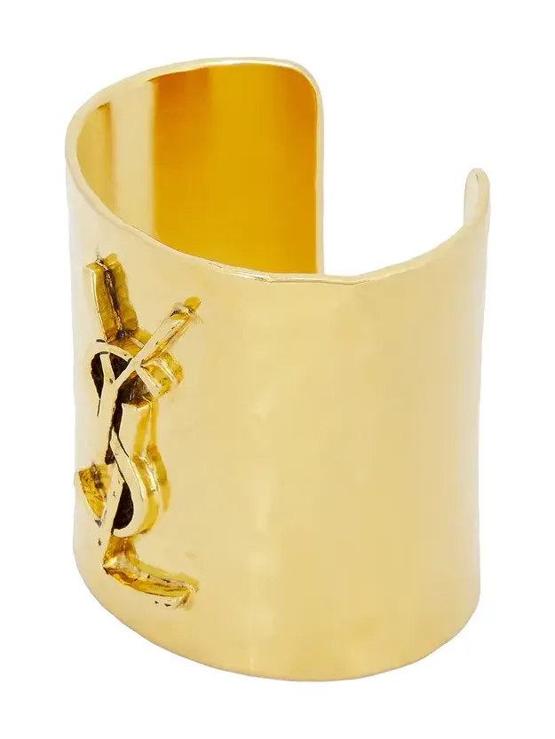 Saint Laurent Hammered Cuff