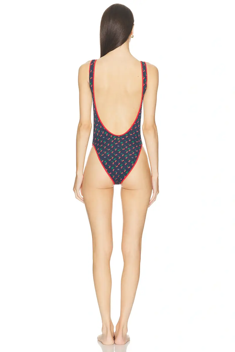 Valentino Cherryfic One Piece Swimsuit | Thumbnail 3