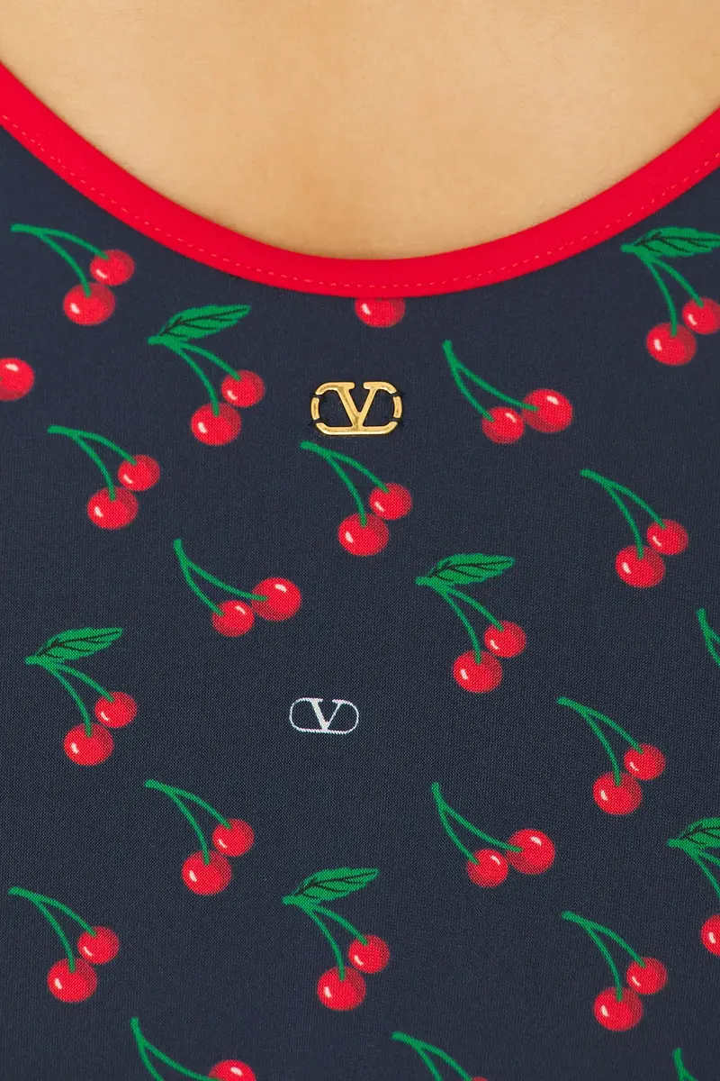 Valentino Cherryfic One Piece Swimsuit | Thumbnail 5