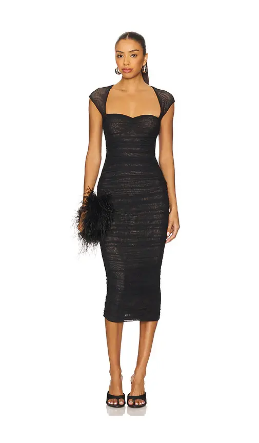 SEROYA Kylie Mesh Midi Dress | Image 1 SEROYA Kylie Mesh Midi Dress | Image 1