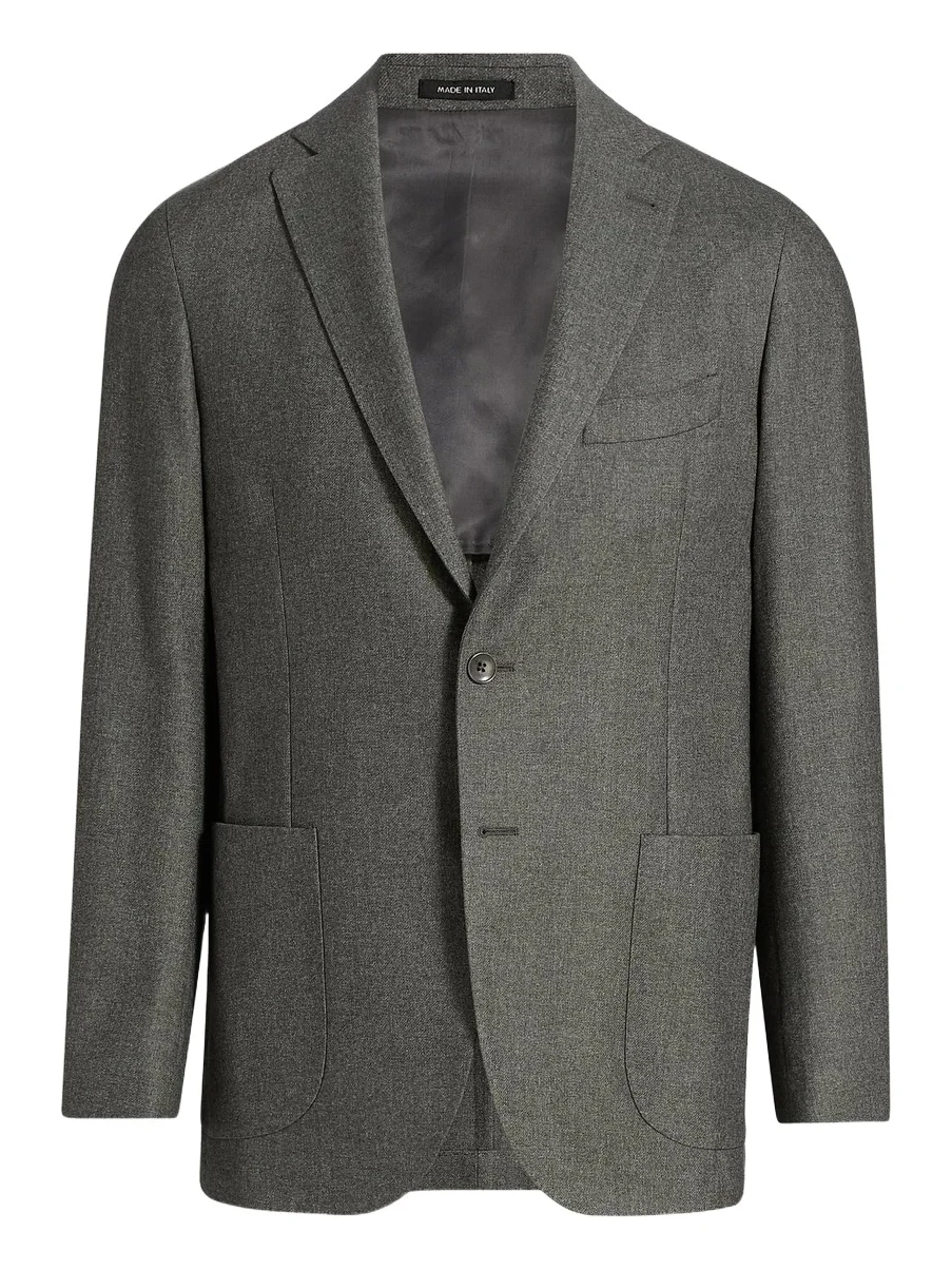 Men's Wool, Cotton & Cashmere Single-Breasted Sport Coat Men's Wool, Cotton & Cashmere Single-Breasted Sport Coat