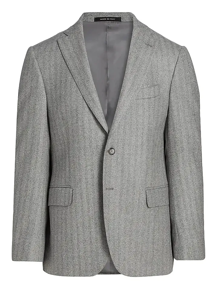 Men's COLLECTION Herringbone Wool Jacket Men's COLLECTION Herringbone Wool Jacket