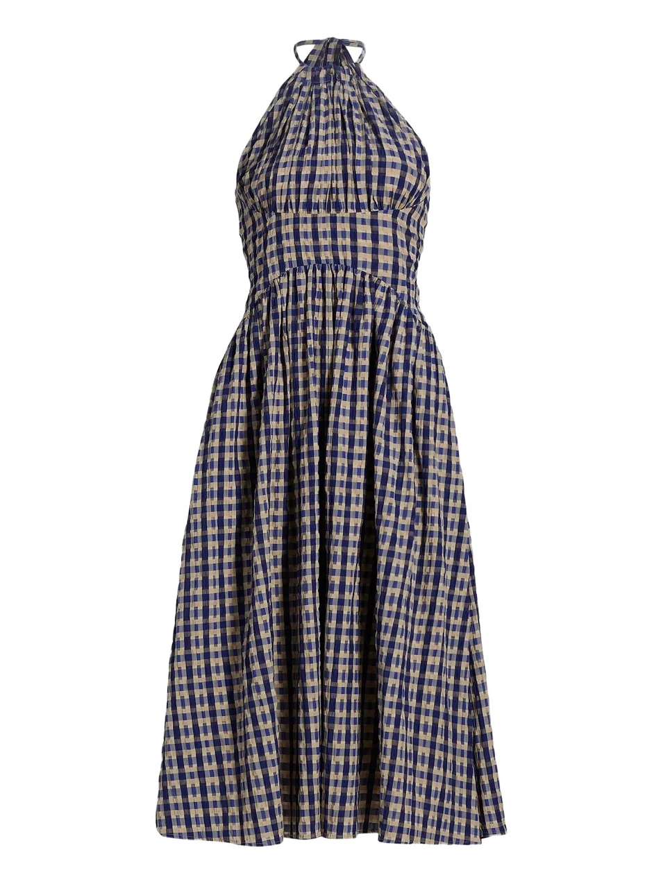 Women's In The Name Of Love Checked Halter Midi-Dress Women's In The Name Of Love Checked Halter Midi-Dress