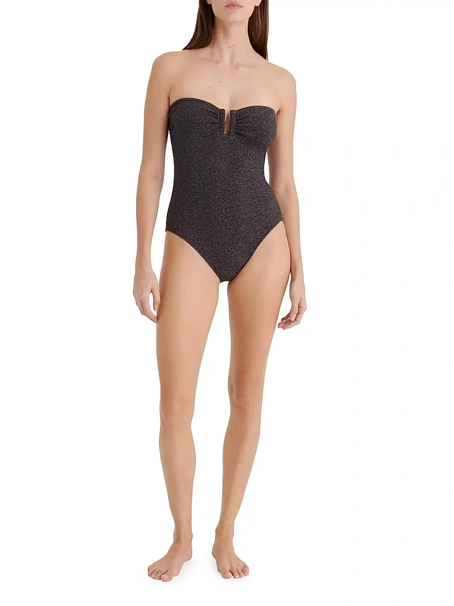 Eres Women's Scintillant Glitter Bustier One-Piece Swimsuit | Thumbnail 2 Eres Women's Scintillant Glitter Bustier One-Piece Swimsuit | Thumbnail 2