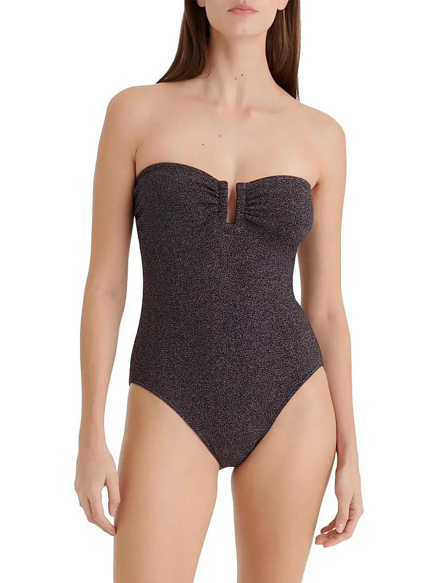 Eres Women's Scintillant Glitter Bustier One-Piece Swimsuit | Thumbnail 3 Eres Women's Scintillant Glitter Bustier One-Piece Swimsuit | Thumbnail 3