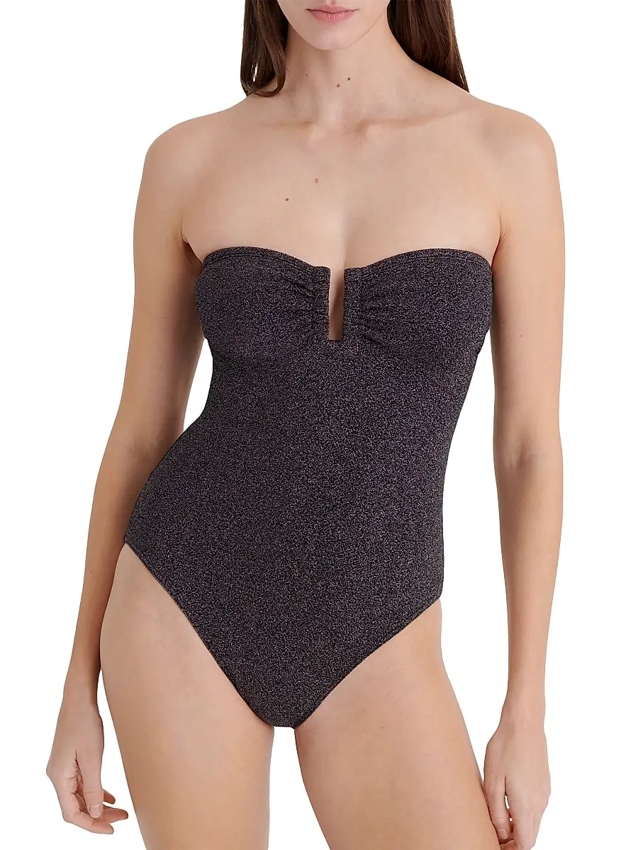 Eres Women's Scintillant Glitter Bustier One-Piece Swimsuit | Thumbnail 4 Eres Women's Scintillant Glitter Bustier One-Piece Swimsuit | Thumbnail 4