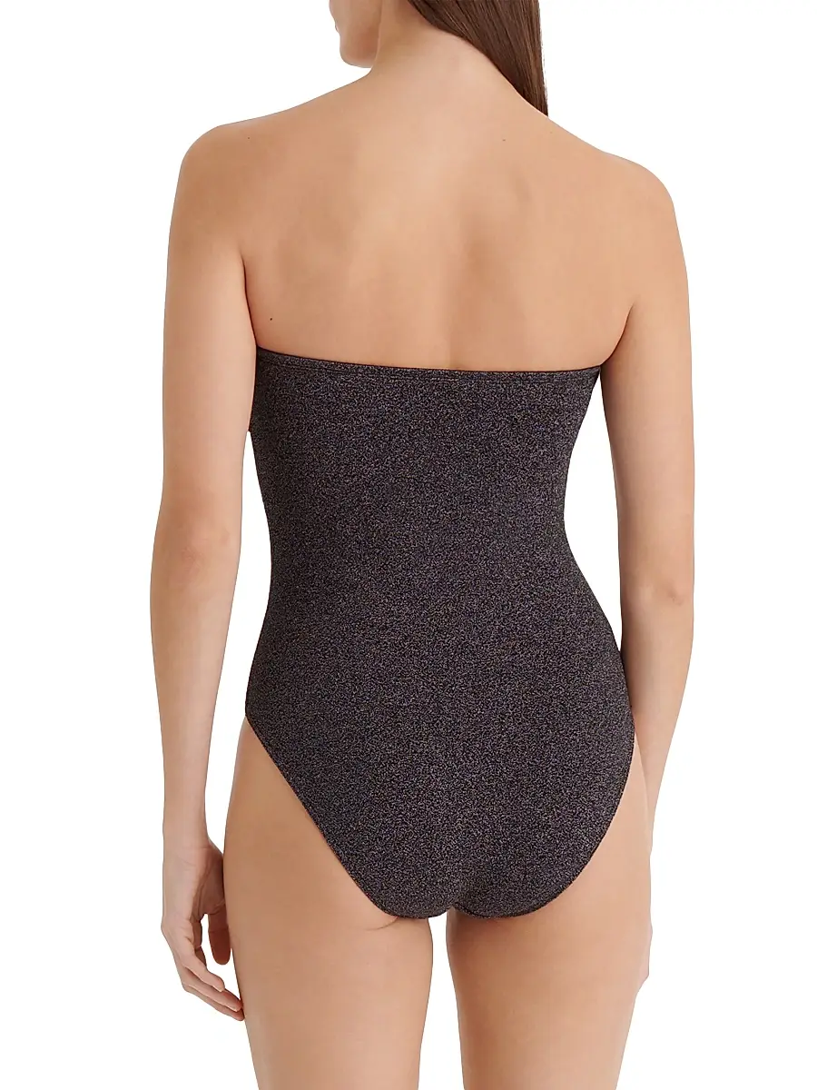 Eres Women's Scintillant Glitter Bustier One-Piece Swimsuit | Thumbnail 5 Eres Women's Scintillant Glitter Bustier One-Piece Swimsuit | Thumbnail 5