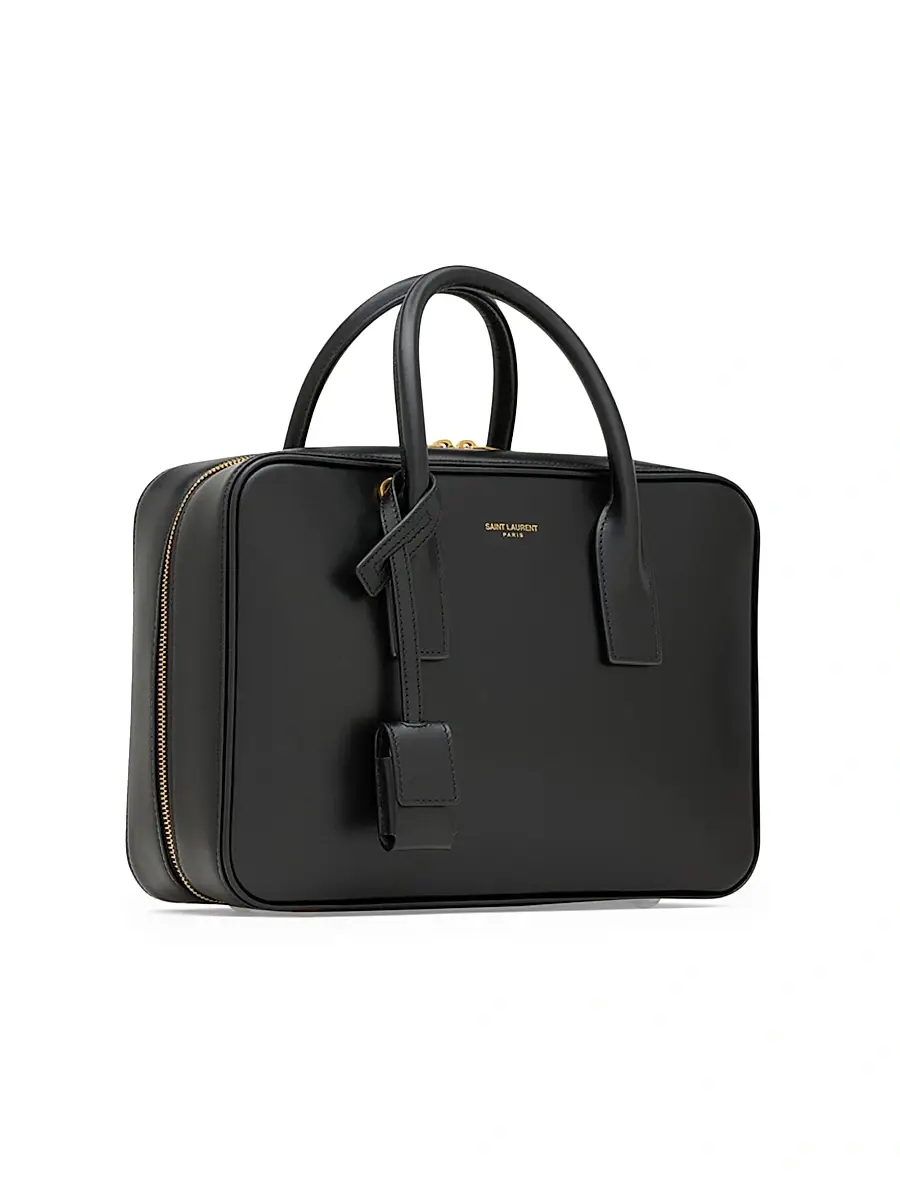Saint Laurent Women's Sac De Jour Bauletto Bag - Black | Thumbnail 6