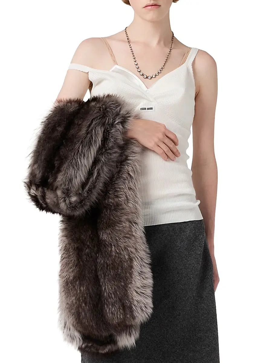 Miu Miu Women's Cotton Knit Top | Thumbnail 2