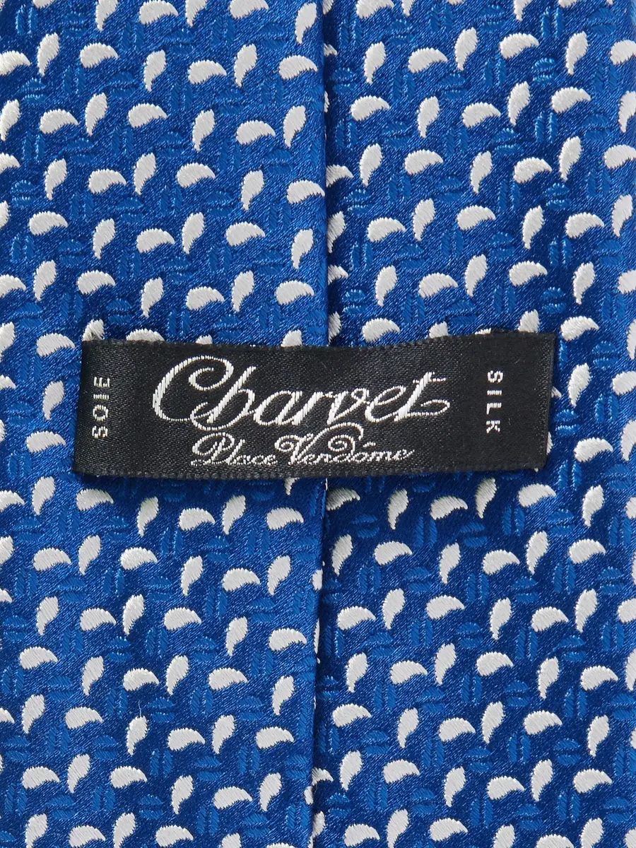 Charvet 8.5cm Embroidered Silk-Twill Tie - Men | Thumbnail 3