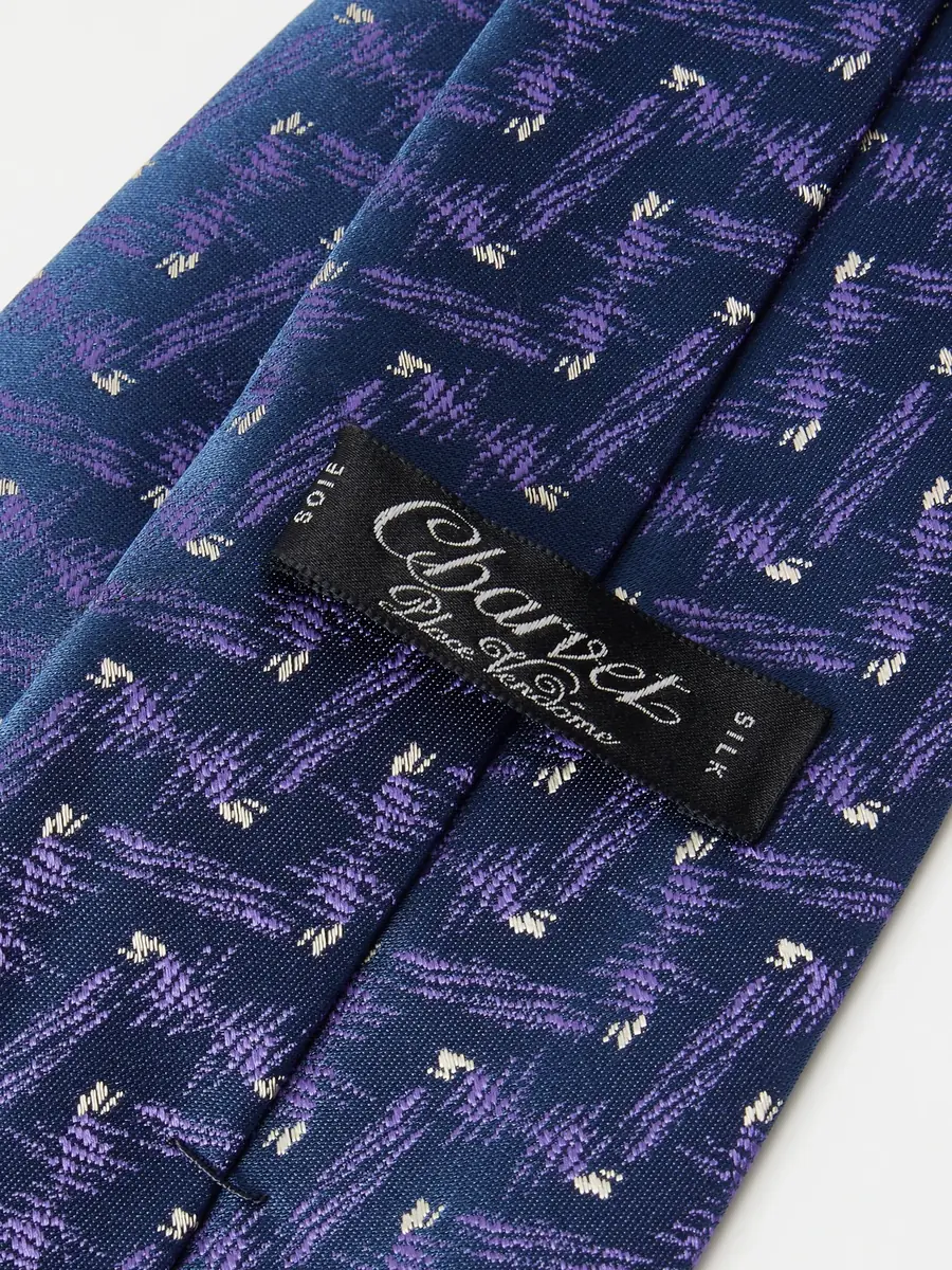 Charvet 8.5cm Embroidered Silk Tie - Men | Thumbnail 2 Charvet 8.5cm Embroidered Silk Tie - Men | Thumbnail 2