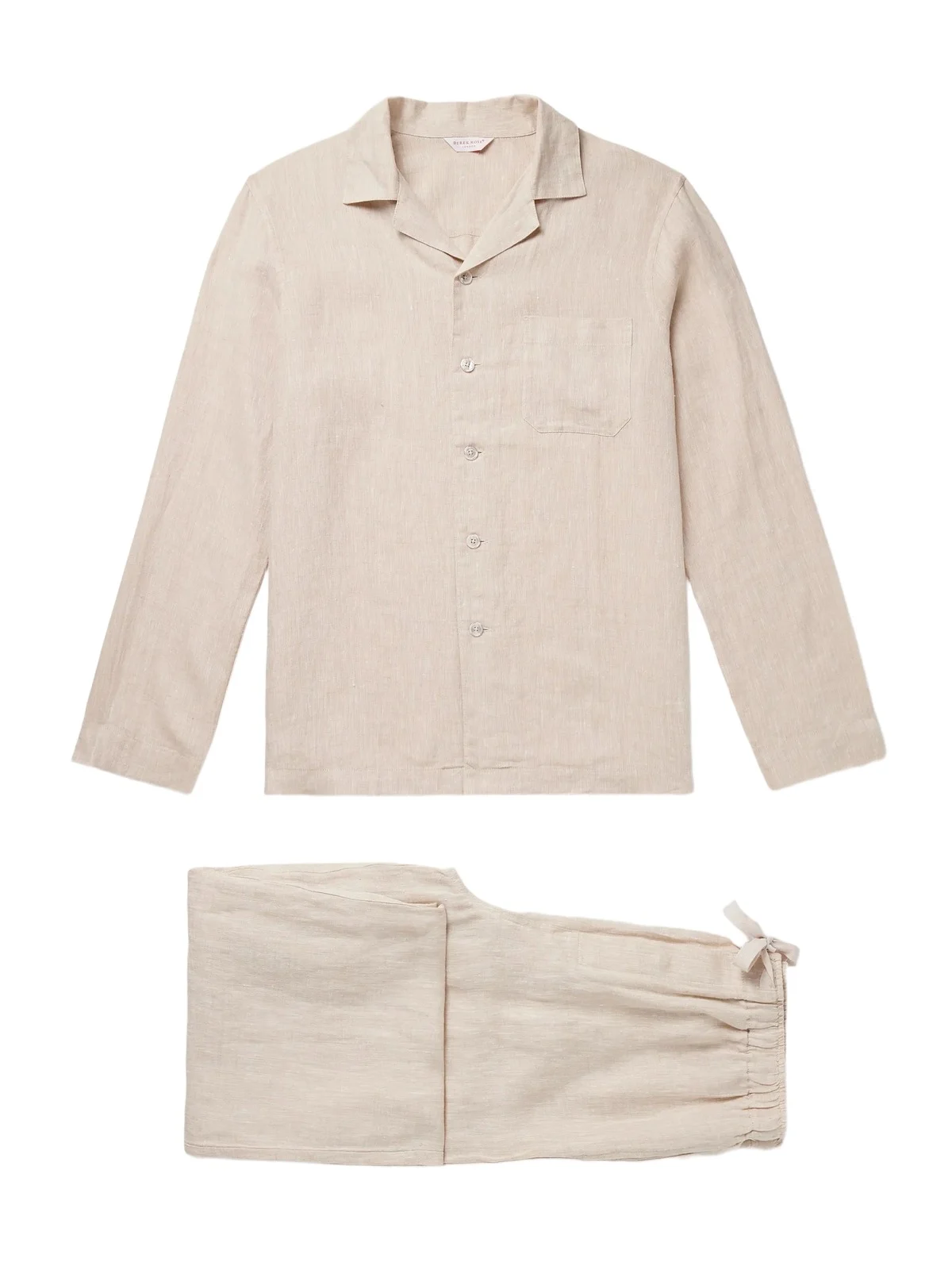 Derek Rose Sicily 1 Linen Pyjama Set - Men | Thumbnail 1 Derek Rose Sicily 1 Linen Pyjama Set - Men | Thumbnail 1