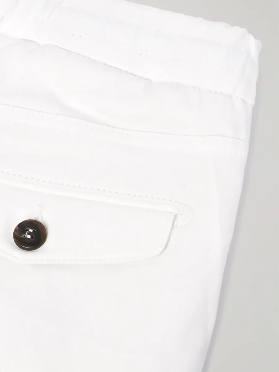 ELEVENTY Straight-Leg Pleated Cotton-Blend Twill Trousers - Men | Thumbnail 5 ELEVENTY Straight-Leg Pleated Cotton-Blend Twill Trousers - Men | Thumbnail 5