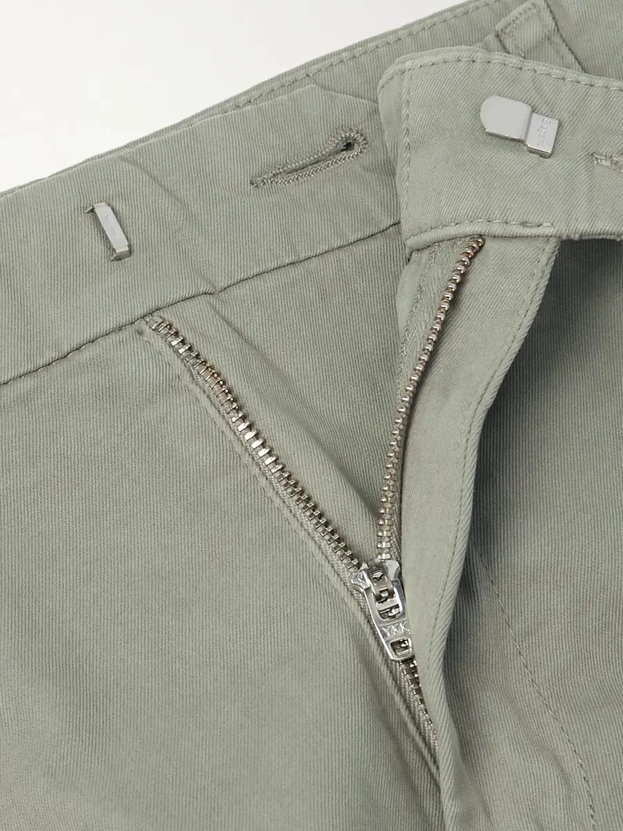 ELEVENTY Tapered Pleated Stretch Cotton and Lyocell-Blend Twill Trousers - Men | Thumbnail 6 ELEVENTY Tapered Pleated Stretch Cotton and Lyocell-Blend Twill Trousers - Men | Thumbnail 6