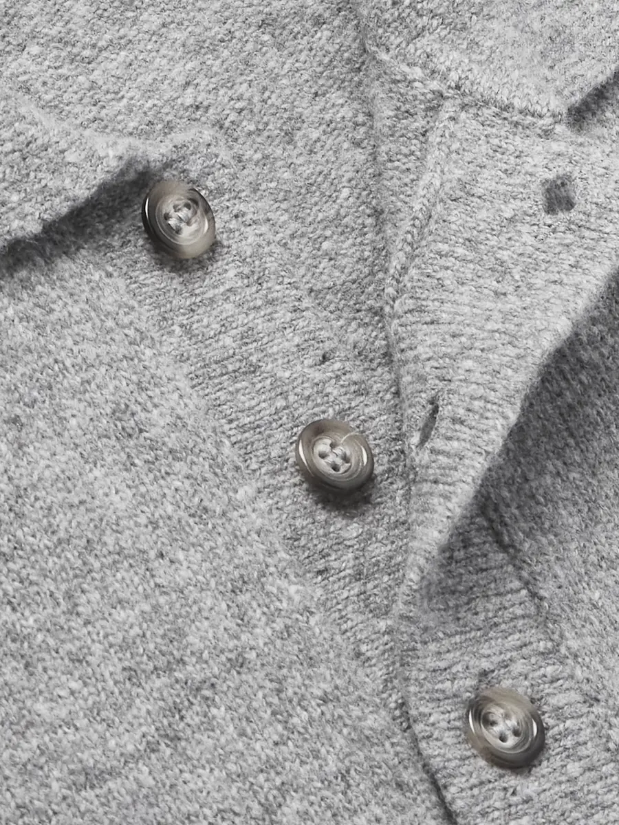 ELEVENTY Wool-Blend Polo Shirt - Men | Thumbnail 4