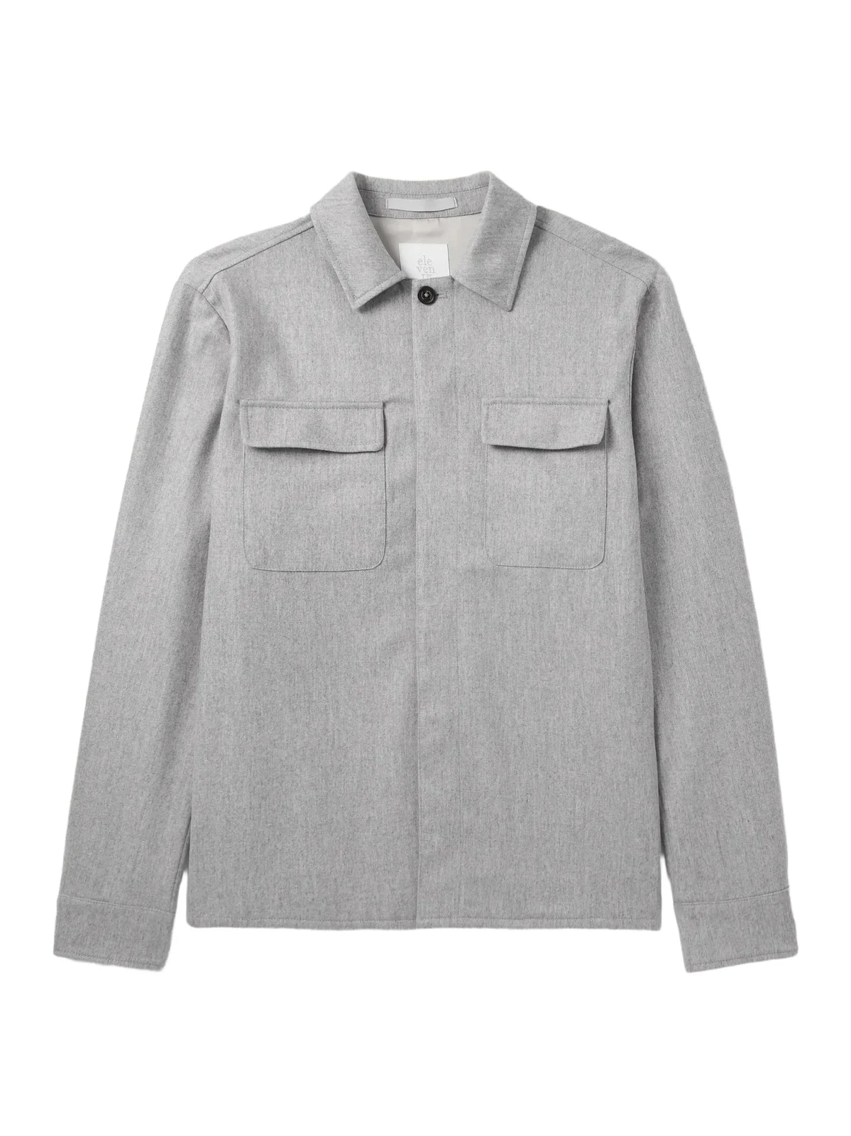 Wool-Blend Overshirt - Men Wool-Blend Overshirt - Men