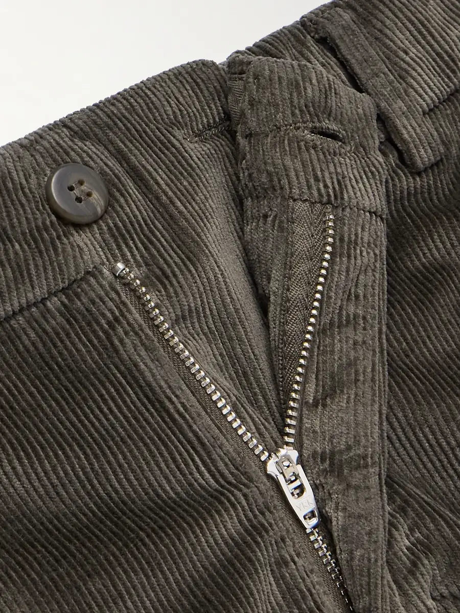 ELEVENTY Straight-Leg Stretch Cotton and Modal-Blend Corduroy Trousers - Men | Thumbnail 6