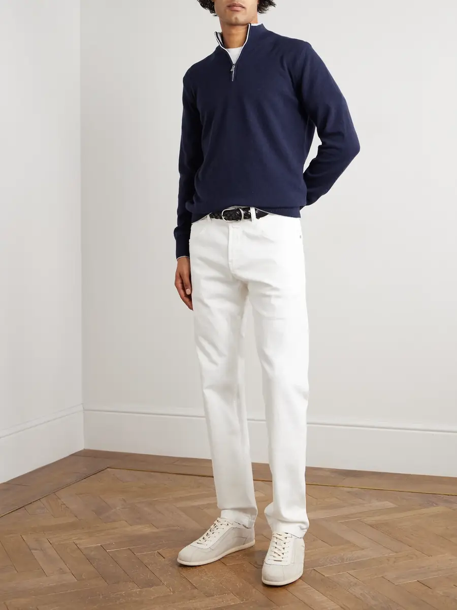 ELEVENTY Cashmere Half-Zip Sweater - Men | Thumbnail 2