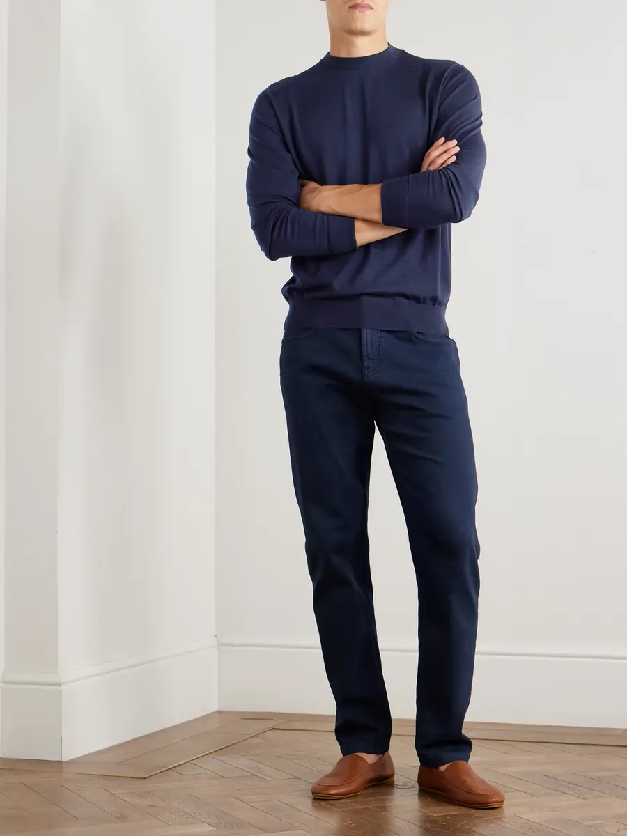 ELEVENTY Slim-Fit Merino Wool Sweater - Men | Thumbnail 2