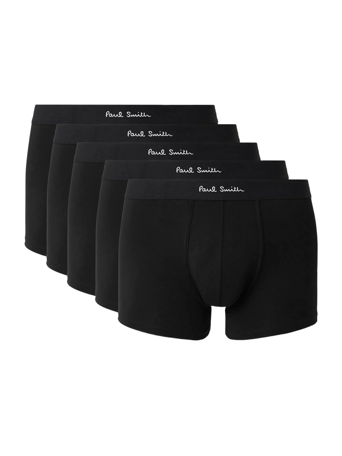 Five-Pack Stretch Organic Cotton-Jersey Boxer Briefs - Men Five-Pack Stretch Organic Cotton-Jersey Boxer Briefs - Men