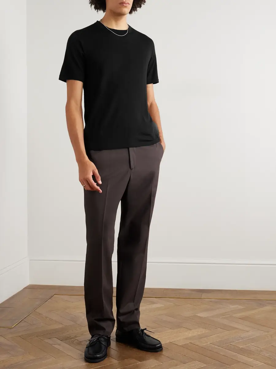 Saman Amel Slim-Fit Wool T-Shirt - Men | Thumbnail 2 Saman Amel Slim-Fit Wool T-Shirt - Men | Thumbnail 2