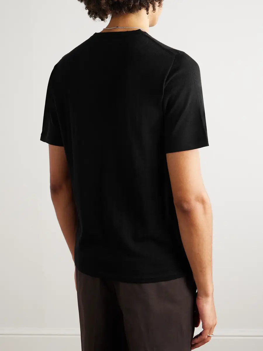Saman Amel Slim-Fit Wool T-Shirt - Men | Thumbnail 3 Saman Amel Slim-Fit Wool T-Shirt - Men | Thumbnail 3