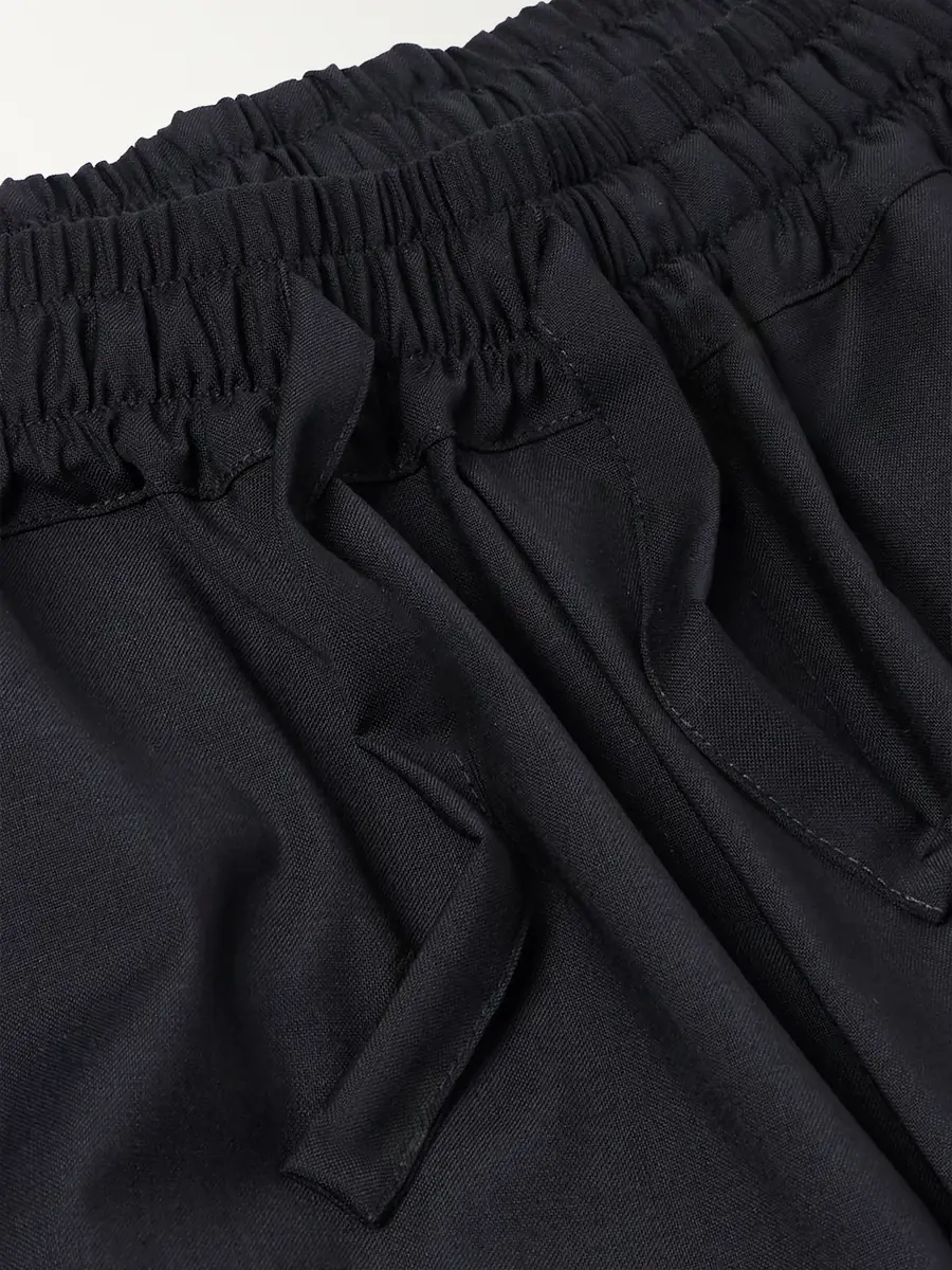Saman Amel Straight-Leg Wool Drawstring Shorts - Men | Thumbnail 6
