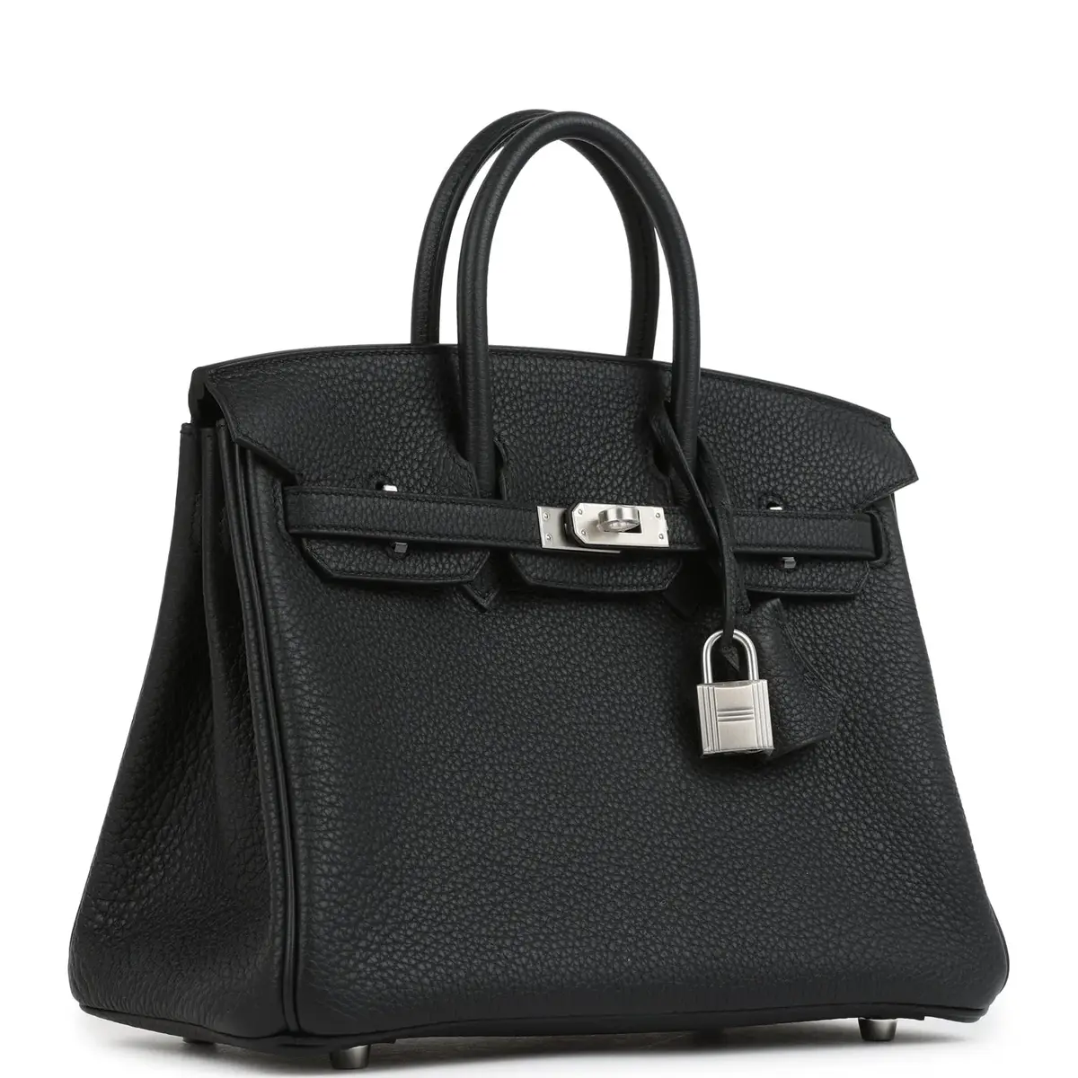 HERMÈS Hermes Birkin 25 Black Togo Brushed Palladium Hardware | Thumbnail 2 HERMÈS Hermes Birkin 25 Black Togo Brushed Palladium Hardware | Thumbnail 2