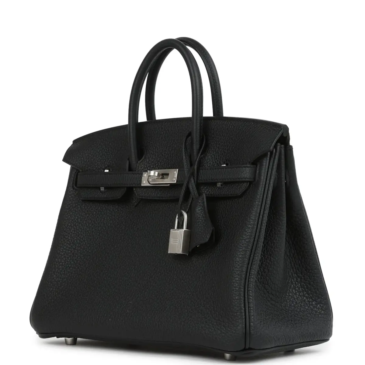HERMÈS Hermes Birkin 25 Black Togo Brushed Palladium Hardware | Thumbnail 5 HERMÈS Hermes Birkin 25 Black Togo Brushed Palladium Hardware | Thumbnail 5