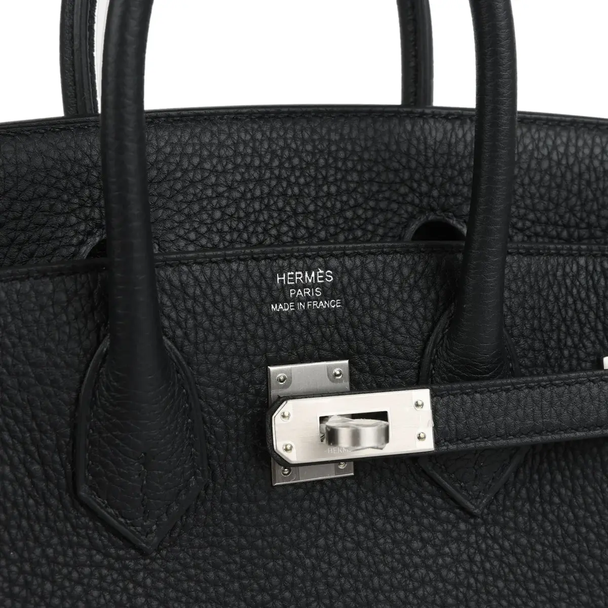 HERMÈS Hermes Birkin 25 Black Togo Brushed Palladium Hardware | Thumbnail 7 HERMÈS Hermes Birkin 25 Black Togo Brushed Palladium Hardware | Thumbnail 7