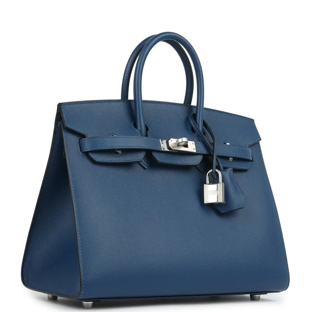 HERMÈS Hermes Birkin Sellier 25 Deep Bleu Madame Palladium Hardware | Thumbnail 2 HERMÈS Hermes Birkin Sellier 25 Deep Bleu Madame Palladium Hardware | Thumbnail 2