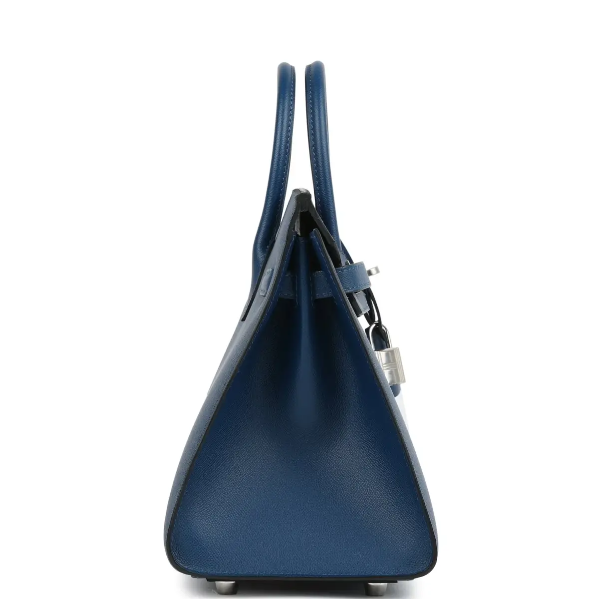 HERMÈS Hermes Birkin Sellier 25 Deep Bleu Madame Palladium Hardware | Thumbnail 4 HERMÈS Hermes Birkin Sellier 25 Deep Bleu Madame Palladium Hardware | Thumbnail 4