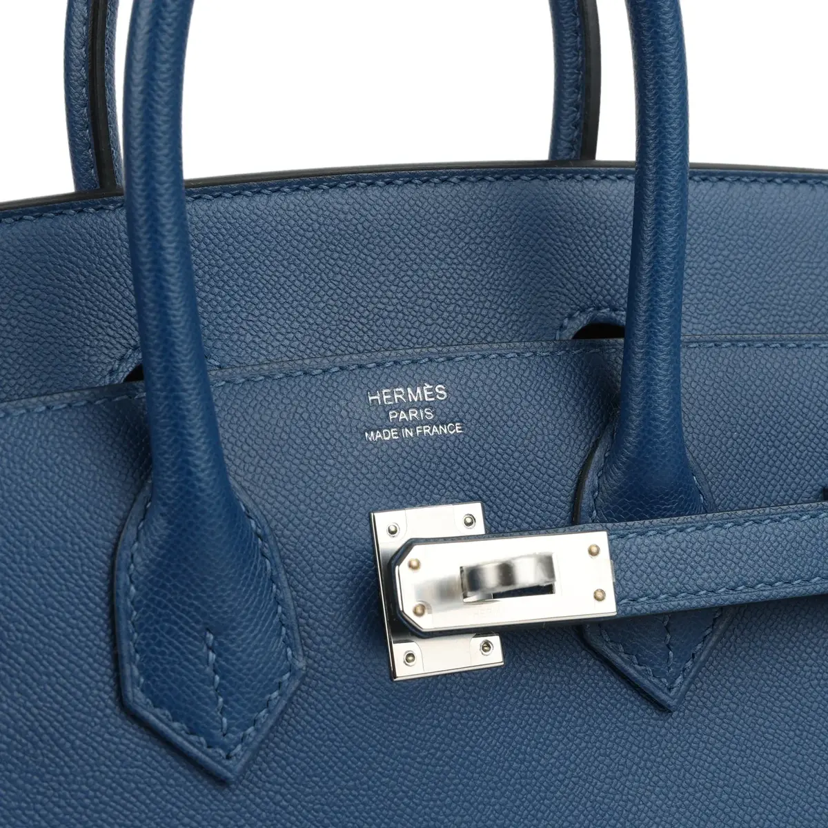 HERMÈS Hermes Birkin Sellier 25 Deep Bleu Madame Palladium Hardware | Thumbnail 5 HERMÈS Hermes Birkin Sellier 25 Deep Bleu Madame Palladium Hardware | Thumbnail 5