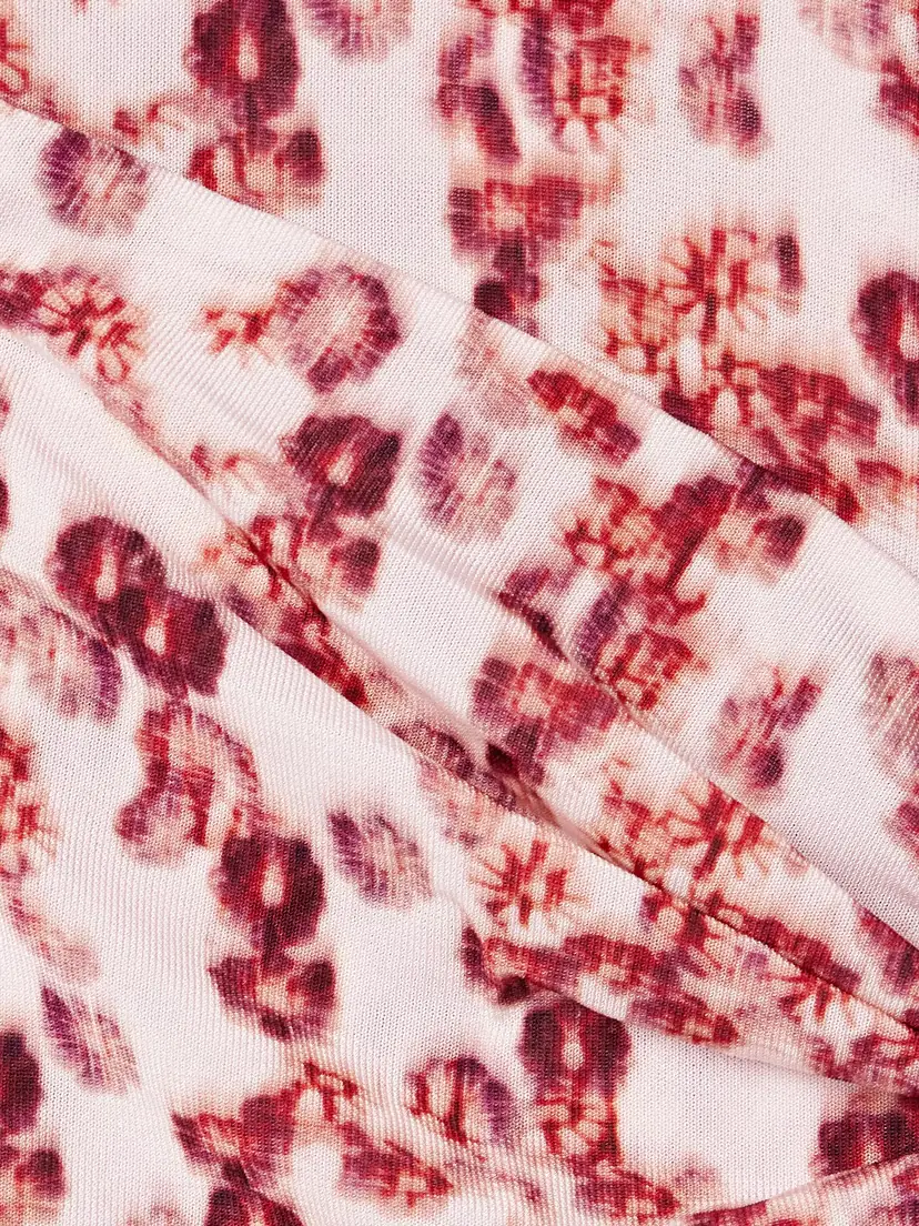 Isabel Marant Gladice Ruched Cutout Floral-print Stretch-jersey Top | Thumbnail 5