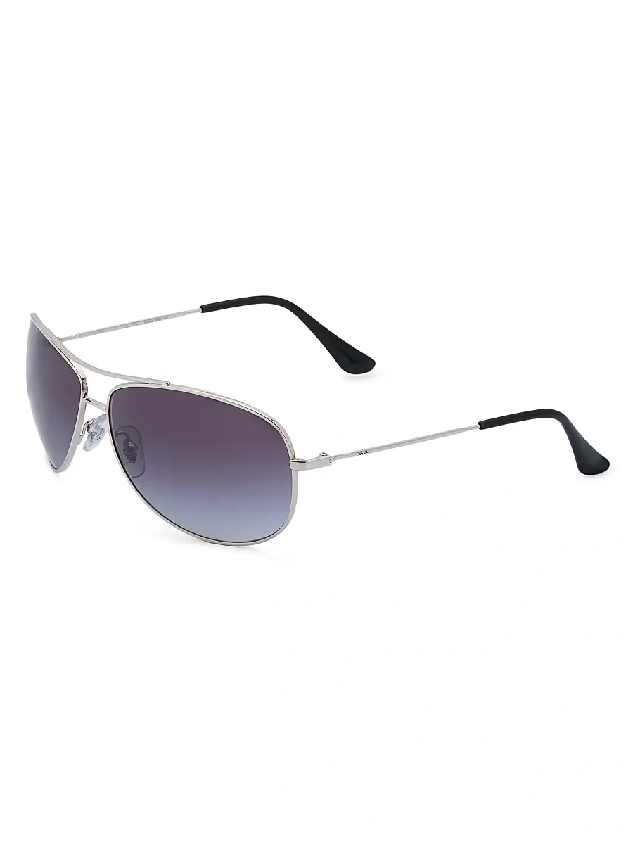 Ray-Ban Women's RB3293 Wrap Aviator Sunglasses - Gradient Smoke | Image 1 Ray-Ban Women's RB3293 Wrap Aviator Sunglasses - Gradient Smoke | Image 1
