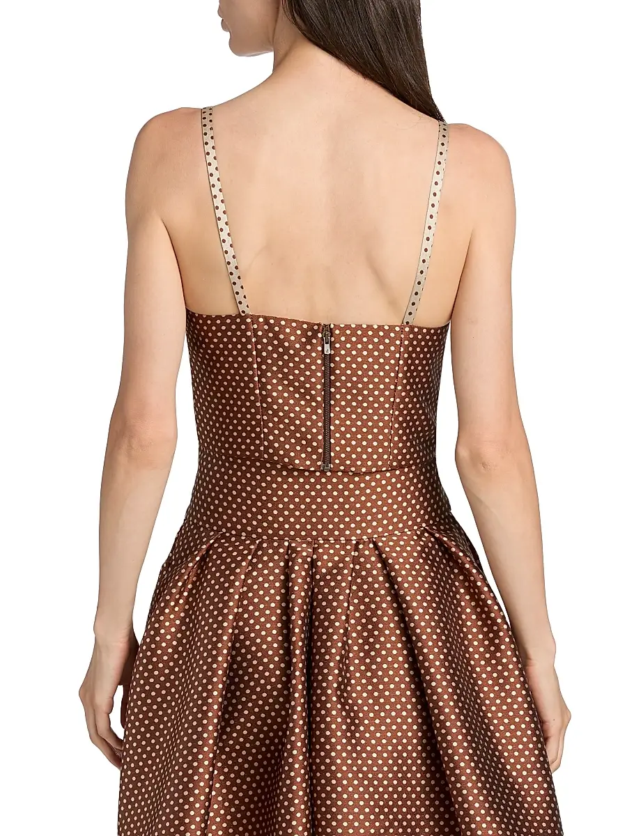 Rosie Assoulin Women's Halfway There Polka Dot Printed Crop Top | Thumbnail 5 Rosie Assoulin Women's Halfway There Polka Dot Printed Crop Top | Thumbnail 5