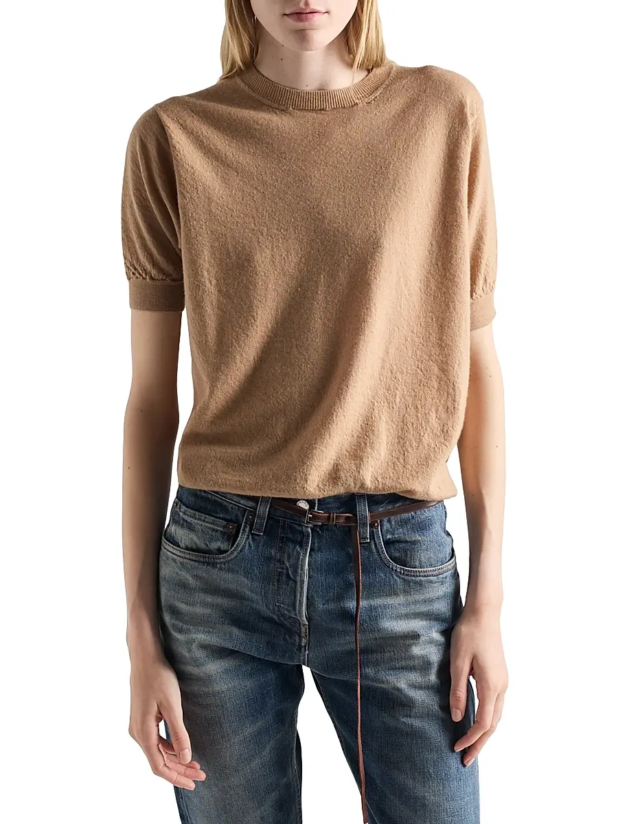 Prada Women's Cashmere Crewneck Sweater | Thumbnail 2