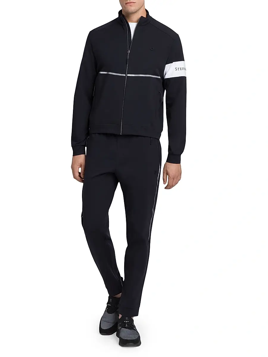 Stefano Ricci Men's Luxury Running Blouson - Navy | Thumbnail 9 Stefano Ricci Men's Luxury Running Blouson - Navy | Thumbnail 9
