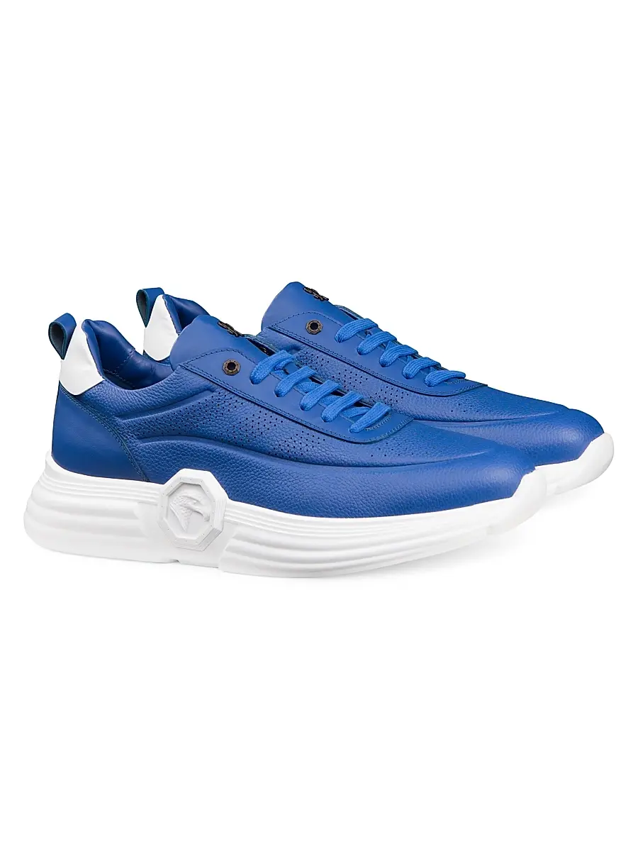 Stefano Ricci Men's Functional Calfskin Leather Sneakers | Thumbnail 2 Stefano Ricci Men's Functional Calfskin Leather Sneakers | Thumbnail 2